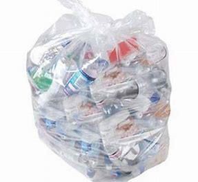 Refuse Bags, Clear Pack 100