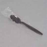 Wrapped Teaspoons black (qty 200)