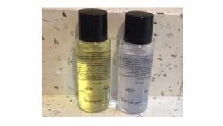 Generic shower gel and shampoo bottles 30ml  Shower gel – sleeve of 11 – R30.80 per sleeve ex VAT (R2.80 per bottle)Shampoo – sleeve of 10 – R28 per sleeve ex VAT (2.80 per bottle)